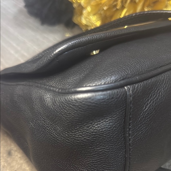 Black Leather Handbag - Picture 10 of 14